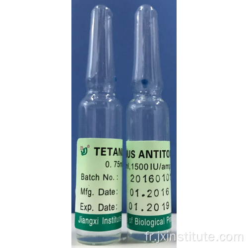 Vaccin antitoxine tétanique 1500 UI